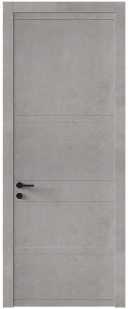 Межкомнатная дверь Tivoli Е-2, Без стекла (ДГ), цвет - Белый камень
