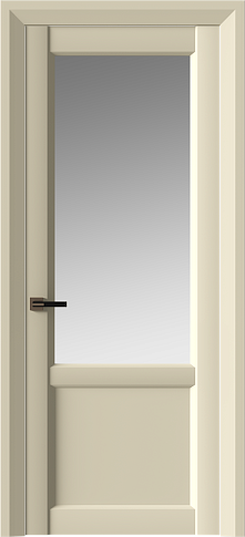 Дверь Dinastia Neo Classic Decoro Жемчужная эмаль (RAL 1013) со стеклом
