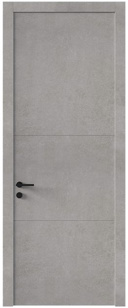 Межкомнатная дверь Tivoli В-2, Без стекла (ДГ), цвет - Белый камень