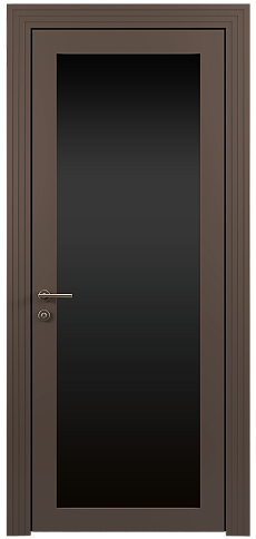 Дверь Tivoli З-1 Коричневый Тик эмаль (RAL 050-50-10) со стеклом