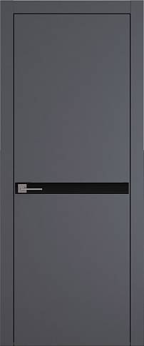 Дверь Tivoli Б-4 Графитово-серая эмаль (RAL 7024) без стекла