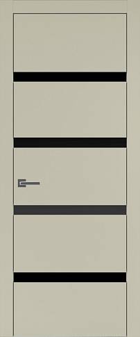 Дверь Tivoli Д-4 Серо-оливковая эмаль (RAL 7032) без стекла