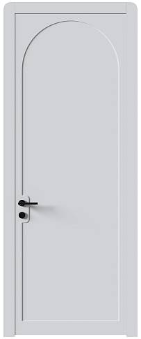 Дверь Luna Moderno Серая эмаль (RAL 7047) без стекла