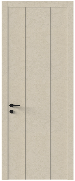 Межкомнатная дверь Tivoli Б-1, Без стекла (ДГ), цвет - Версилк крем