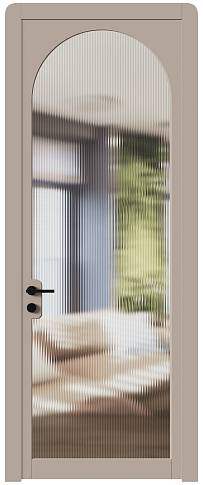 Дверь Luna Moderno Серый цемент эмаль (RAL 060-70-10) со стеклом