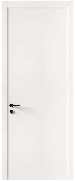 Межкомнатная дверь Tivoli А-1, Без стекла (ДГ), цвет - Белоснежная мягкая шагрень