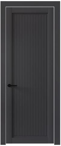 Дверь Tivoli З-2 Графитово-серая эмаль (RAL 7024) без стекла