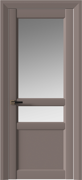 Межкомнатная дверь Imperia-R Neo Classic Decoro, цвет - Теплый Серый эмаль (RAL 040-60-05), Со стеклом (ДО)