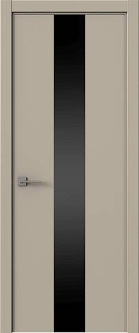 Дверь Tivoli Ж-5 Серо-оливковая эмаль (RAL 7032) со стеклом