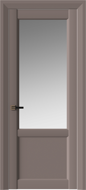 Межкомнатная дверь Dinastia Neo Classic Decoro, цвет - Теплый Серый эмаль (RAL 040-60-05), Со стеклом (ДО)