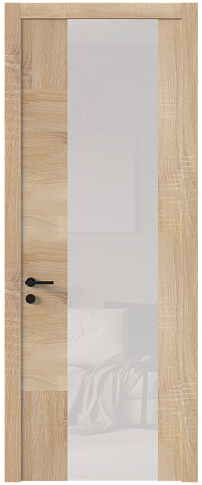 Дверь Tivoli Е-1 Дуб сонома светлый без стекла