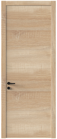 Дверь Tivoli Д-2 Дуб сонома светлый без стекла