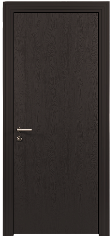 Дверь Tivoli А-4 Чёрный Базальт эмаль по шпону (RAL 040-30-05) без стекла