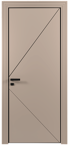 Дверь Pala Moderno Бежевое Ядро Миндаля эмаль (RAL 070-85-05) без стекла
