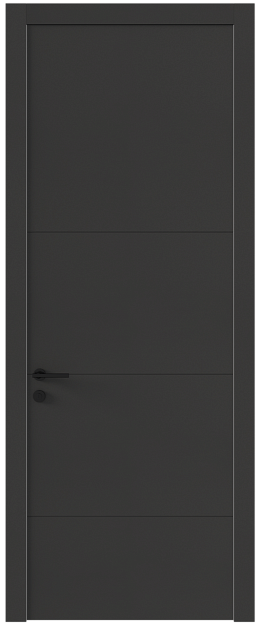 Межкомнатная дверь Tivoli Г-2, Без стекла (ДГ), цвет - Диамант серый