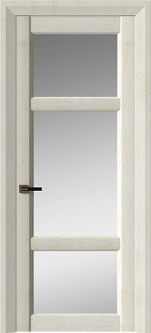 Дверь Siena Neo Classic Decoro Белый ясень nano-flex со стеклом