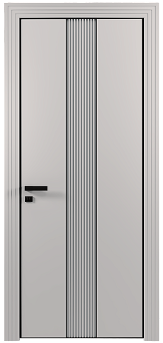 Дверь Pilastro Moderno Серая эмаль (RAL 7047) без стекла