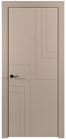 Дверь Futuro Moderno Бежевое Ядро Миндаля эмаль (RAL 070-85-05) без стекла