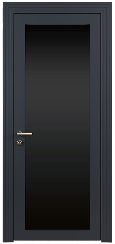 Дверь Tivoli З-1 Графитово-серая эмаль (RAL 7024) со стеклом