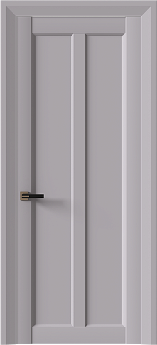 Дверь Prato Neo Classic Decoro Серый Флокс эмаль (RAL 358-71-02) без стекла
