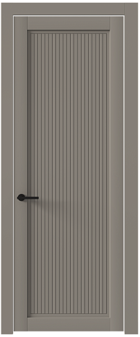 Дверь Tivoli З-2 Серая стяжка эмаль (RAL 060-60-05) без стекла