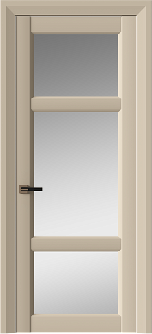 Дверь Siena Neo Classic Decoro Бежевый Мел эмаль (RAL 075-80-10) со стеклом