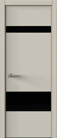 Дверь Tivoli К-4 Серо-оливковая эмаль (RAL 7032) без стекла