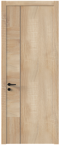 Дверь Tivoli В-1 Дуб сонома светлый без стекла