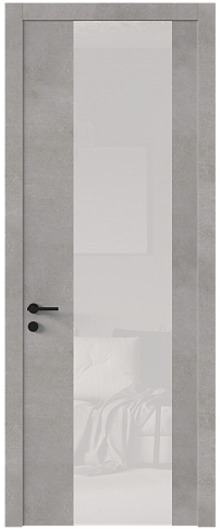Дверь Tivoli Е-1 Белый камень без стекла