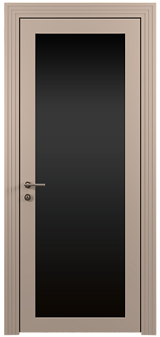Дверь Tivoli З-1 Бежевое Ядро Миндаля эмаль (RAL 070-85-05) со стеклом
