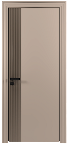 Дверь Sinistro Moderno Бежевое Ядро Миндаля эмаль (RAL 070-85-05) без стекла