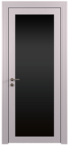 Дверь Tivoli З-1 Серый Флокс эмаль по шпону (RAL 358-71-02) со стеклом