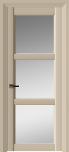 Дверь Milano Neo Classic Decoro Бежевый Мел эмаль (RAL 075-80-10) со стеклом