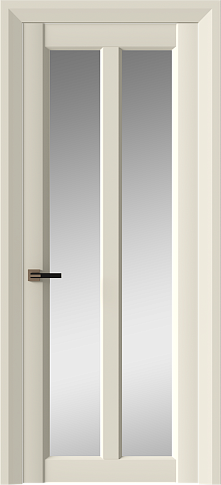 Дверь Prato Neo Classic Decoro Бежевая эмаль (RAL 9010) со стеклом