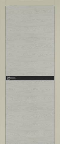 Дверь Tivoli Б-4 Серо-оливковая эмаль по шпону (RAL 7032) без стекла