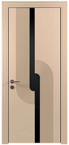 Дверь Cascato Moderno Бежевый Мел эмаль (RAL 075-80-10) без стекла