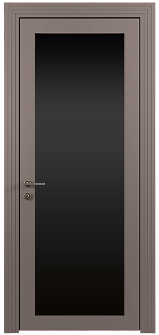 Дверь Tivoli З-1 Серая стяжка эмаль (RAL 060-60-05) со стеклом